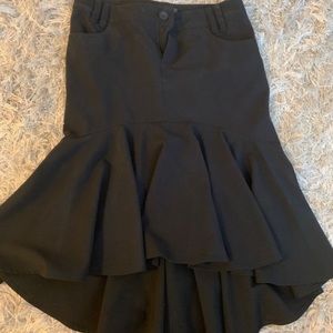 Women’s business high low skirt
